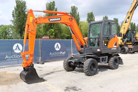 Doosan DX60WN Diesel Wheeled Excavator 39kW 2020 Doosan DX60WN 2020 2 Wheeled Excavators image 9