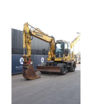 Tire crane Komatsu PW 148-8 Diesel 90kW 2011 915 2011 2 Wheeled Excavators image 9