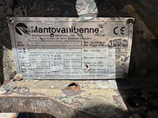 Sorting grab Mantovanibenne SGR850 M-03 2019 Mantovanibenne SGR850 M-03 2019 2 image 9