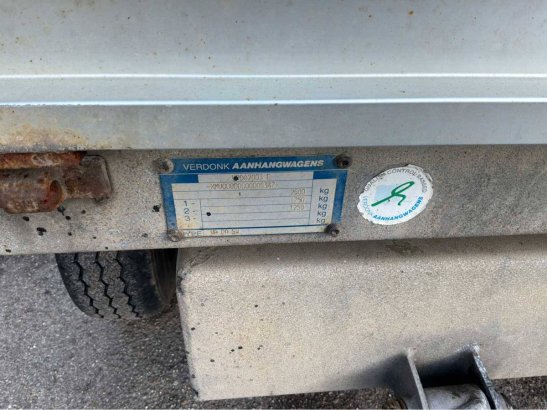 Verdonk flatbed trailer Verdonk schamelwagen 2000 2 Flatbed open trailers image 9