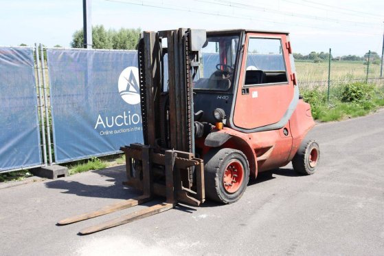 Linde H40D Diesel Forklift 4000kg 1991 H40D 1991 2 Forklift image 9