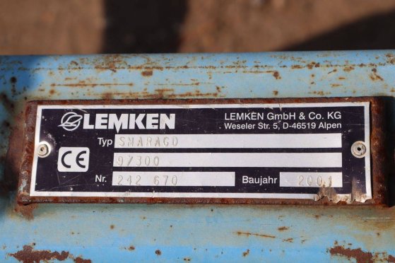 Cultivator Lemken Smaragd 9 2001 Lemken Smaragd 9 2001 2 image 24