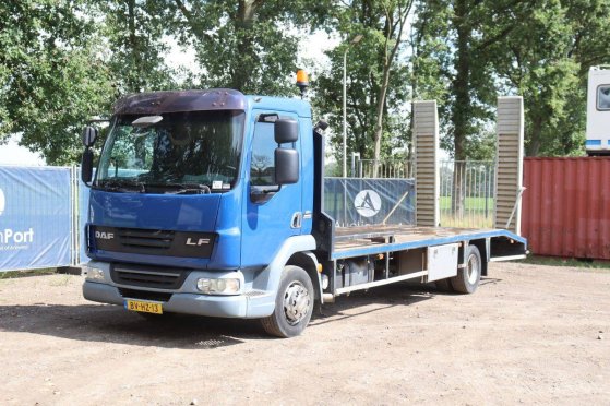Machine transporter DAF FA LF45G12 Diesel 159hp 2008 FA LF45G12 2008 2 Flatbed open trailers image 9