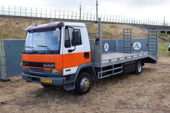 Ramp truck/Machine transporter DAF AE45 Diesel 144hp 6000kg 1999 AE45 1999 2 image 24