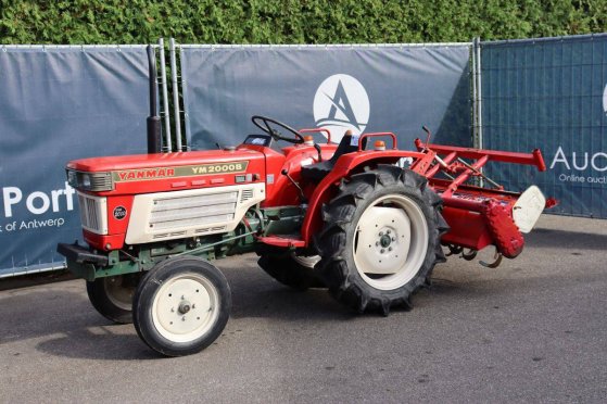 Mini tractor Yanmar YM 2000B Diesel 24hp with cultivator YM2000B 2 image 24