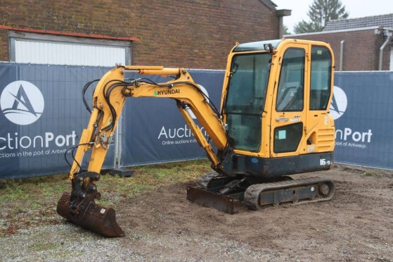 Mini excavator Hyundai Robex 16-9 Diesel 12kW 2016 Robex 16-9 2016 2 image 9