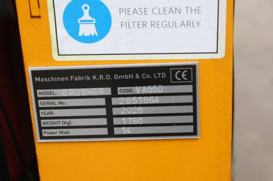 Crusher VA55D Petrol 14kW 2026 New Demo Å koda VA55D 2026 1 image 24