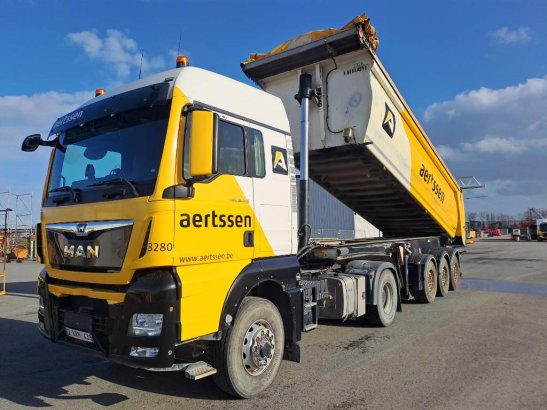 Stas S300CX + MAN TGX18.470 Hydrodrive Stas S300CX + MAN TGX18.470 Hydrodrive 2014 2 Dump trailers image 30