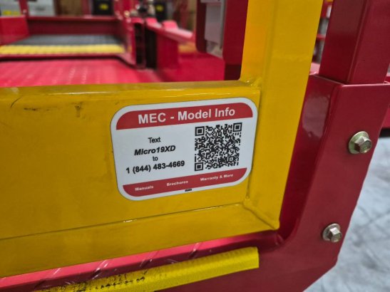 MEC MME MICRO19-XD (2 Pieces available) MEC MME MICRO19-XD (2 Pieces available) 2024 1 Scissor Lifts image 9