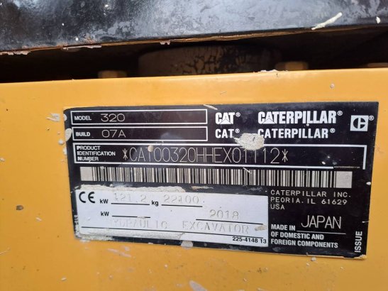 CAT 320 33 2018 2 Crawler Excavators image 10