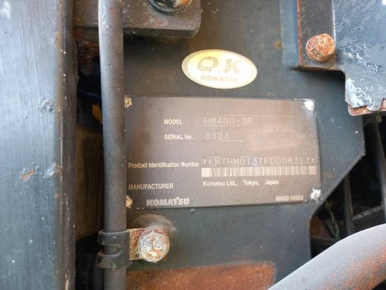 Komatsu HM400-3R (4 pcs available for sale in Abu Dhabi) HM400-3R (4 pcs available for sale in Abu Dhabi) 2017 2 Articulat...
