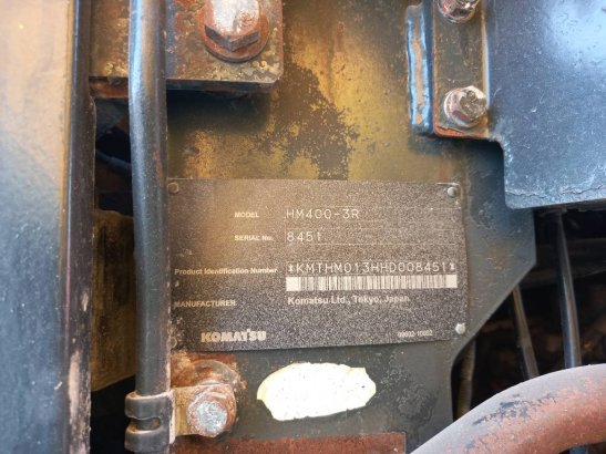 Komatsu HM400-3R (4 units available for sale in Abu Dhabi) HM400-3R (4 units available for sale in Abu Dhabi) 2017 2 Artic...