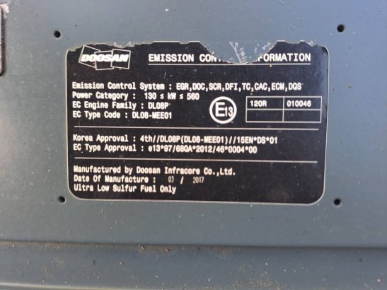 Doosan DX340LC-5 (Full Topcon 3D GPS) Doosan DX340LC-5 (Full Topcon 3D GPS) 2018 2 Crawler Excavators image 25