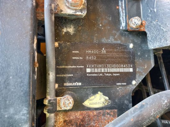 Komatsu HM400-3R (4 units available for sale in Abu Dhabi) HM400-3R (4 units available for sale in Abu Dhabi) 2017 2 Artic...