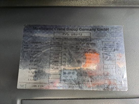 Grove GMK5220 GMK5220 2013 2 Mobile Cranes image 14