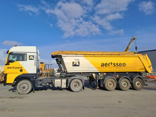 Stas S300CX ALU + MAN TGX18.470 Hydrodrive Stas S300CX ALU + MAN TGX18.470 Hydrodrive 2014 2 Dump trailers image 13