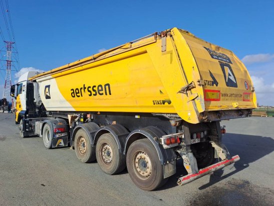 Stas S300CX ALU + MAN TGX18.470 Hydrodrive Stas S300CX ALU + MAN TGX18.470 Hydrodrive 2014 2 Dump trailers image 12