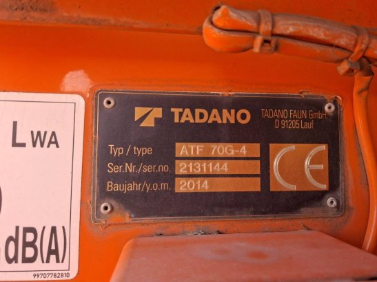 Tadano Faun ATF70G-4 Faun ATF70G-4 2014 2 Mobile Cranes image 11