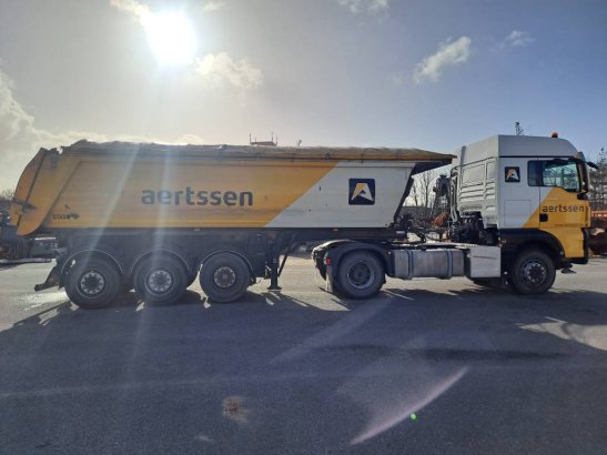Stas S300CX ALU + MAN TGX18.470 Hydrodrive Stas S300CX ALU + MAN TGX18.470 Hydrodrive 2014 2 Dump trailers image 10