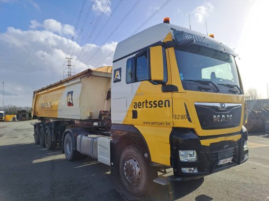 Stas S300CX ALU + MAN TGX18.470 Hydrodrive Stas S300CX ALU + MAN TGX18.470 Hydrodrive 2014 2 Dump trailers image 9