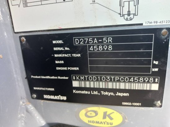Komatsu D275A-5R (Abu Dhabi) D275A-5R (Abu Dhabi) 2023 2 Dozers image 7