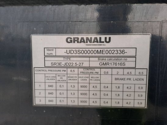 DTM Granalu OL47TC-3 + MAN NGTS33.510 (2 sets ) DTM Granalu OL47TC-3 + MAN NGTS33.510 (2 sets ) 2022 2 Dump trailers image 31