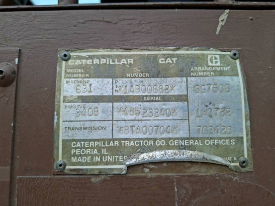 CAT 631E (3Units available) 631E (3Units available) 1987 2 image 7