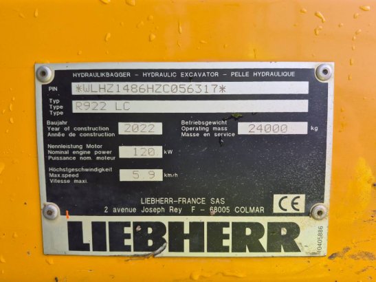Liebherr 922LC 922LC 2022 2 Crawler Excavators image 7