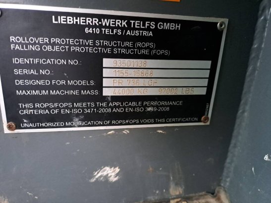 Liebherr PR 736 LGP 1128 2017 2 Dozers image 9