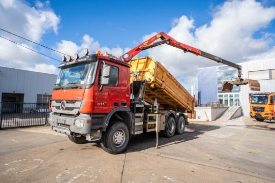 MERCEDES ACTROS 3344 AK-MP3 + HMF1643 Z2 Mercedes-Benz ACTROS 3344 AK-MP3 + HMF1643 Z2 2010 2 Tipper trucks image 88