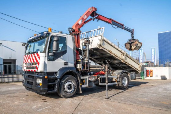 IVECO STRALIS 310- E5 + HMF 1110 K2 STRALIS 310- E5 + HMF 1110 K2 2008 2 Tipper trucks image 61