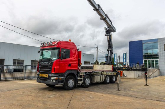 SCANIA R500 - PALFINGER 74002/5x R500 - PALFINGER 74002/5x 2011 2 Crane trucks