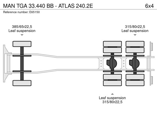 MAN TGA 33.440 BB - ATLAS 240.2E TGA 33.440 BB - ATLAS 240.2E 2007 2 image 10