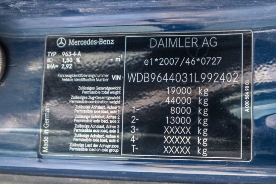 MERCEDES AROCS 1843 LS ( NO ACTROS) +HYDRAULIQUE Mercedes-Benz AROCS 1843 LS ( NO ACTROS) +HYDRAULIQUE 2015 2 Tractor Unit...
