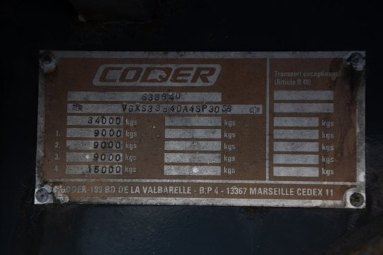 CODER FOURGON - COTES OUVRABLE Coder FOURGON - COTES OUVRABLE 2008 2 Box semi-trailers image 39