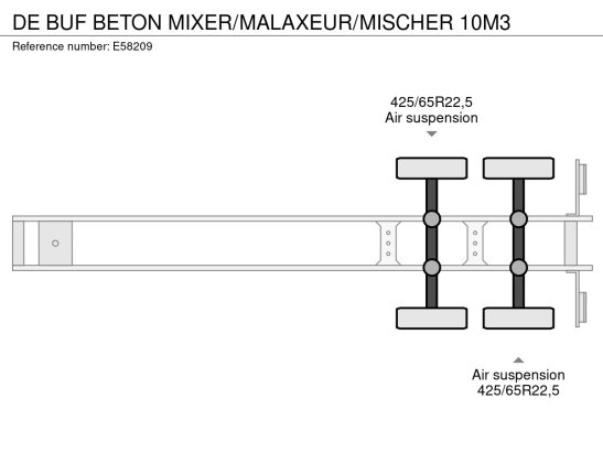 DE BUF BETON MIXER/MALAXEUR/MISCHER 10M3 De Buf BETON MIXER/MALAXEUR/MISCHER 10M3 2014 2 image 48