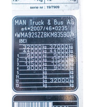 MAN TGS 35.420 BL-8X4-4 +HIAB 188 E-2 TGS 35.420 BL-8X4-4 +HIAB 188 E-2 2019 2 image 46