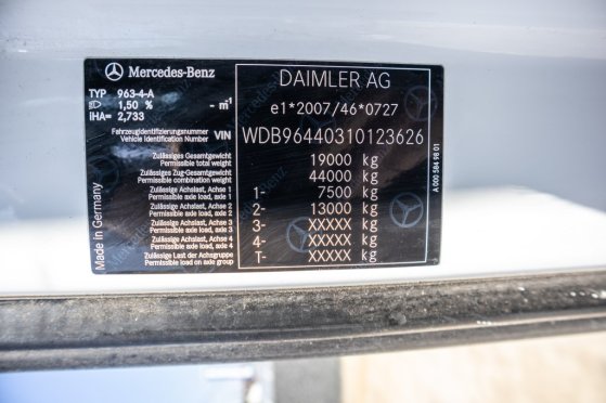 MERCEDES AROCS 1845 HAD - 4X4 + HYDR. Mercedes-Benz AROCS 1845 HAD - 4X4 + HYDR. 2017 2 Tractor Units image 11