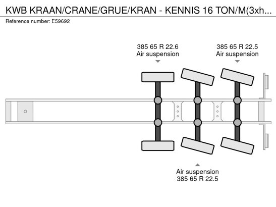 KWB KRAAN/CRANE/GRUE/KRAN - KENNIS 16 TON/M(3xhydr.) Kwb KRAAN/CRANE/GRUE/KRAN - KENNIS 16 TON/M(3xhydr.) 2002 2 image 11