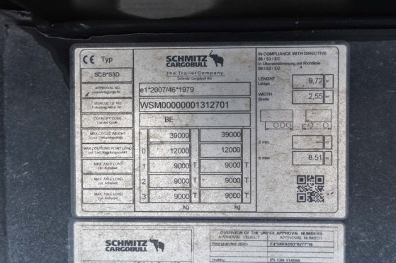 SCHMITZ SCB-S3D-ALU - 10 VLN - 30 M3 Schmitz Cargobull SCB-S3D-ALU - 10 VLN - 30 M3 2019 2 image 11