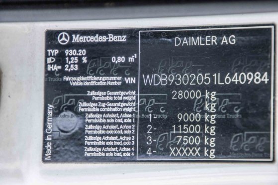 MERCEDES ACTROS 2544-MP3+MAGYAR-INOX-18.200L+6COMP ACTROS 2544-MP3+MAGYAR-INOX-18.200L+6COMP 2012 2 image 12