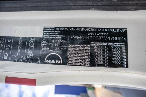 MAN TGA 32.400BB+LIEBHERR+BAND/TAPIS/THEAM16M TGA 32.400BB+LIEBHERR+BAND/TAPIS/THEAM16M 2007 2 image 12