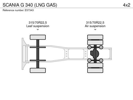SCANIA G 340 (LNG GAS) 10182 2015 2 Tractor Units image 36