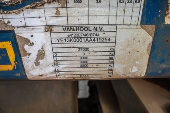 VANHOOL CONTAINER AANHANGER Van Hool CONTAINER AANHANGER 2014 2 image 51