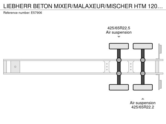LIEBHERR BETON MIXER/MALAXEUR/MISCHER HTM 1204 - 12M³ BETON MIXER/MALAXEUR/MISCHER HTM 1204 - 12M³ 2013 2 image 78