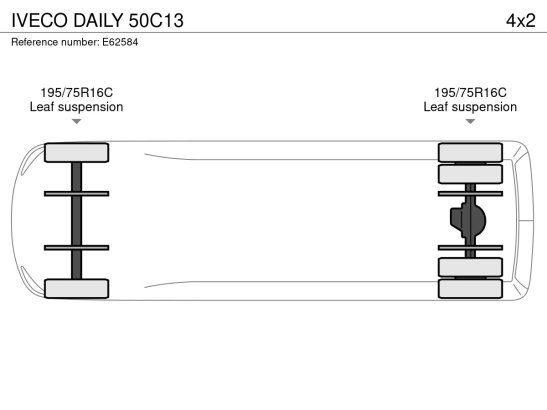 IVECO DAILY 50C13 DAILY 50C13 2004 2 Open box vans image 26