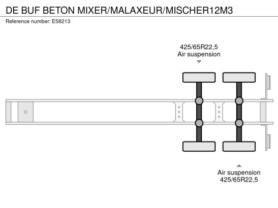 DE BUF BETON MIXER/MALAXEUR/MISCHER12M3 De Buf BETON MIXER/MALAXEUR/MISCHER12M3 2014 2 image 37