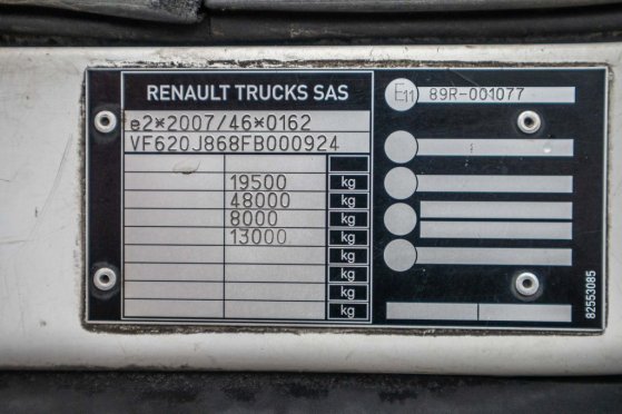 RENAULT D19 WIDE 320 DXI D19 WIDE 320 DXI 2015 2 image 13