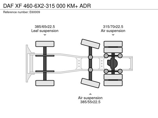 DAF XF 460-6X2-315 000 KM+ ADR XF 460-6X2-315 000 KM+ ADR 2016 2 Tractor Units image 52