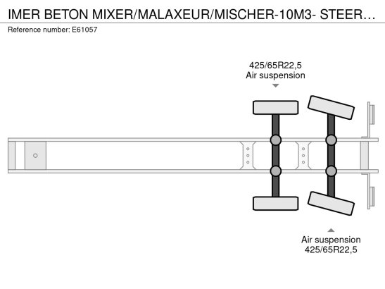 IMER BETON MIXER/MALAXEUR/MISCHER-10M3- STEERING AXLE Imer BETON MIXER/MALAXEUR/MISCHER-10M3- STEERING AXLE 2017 2 image 73